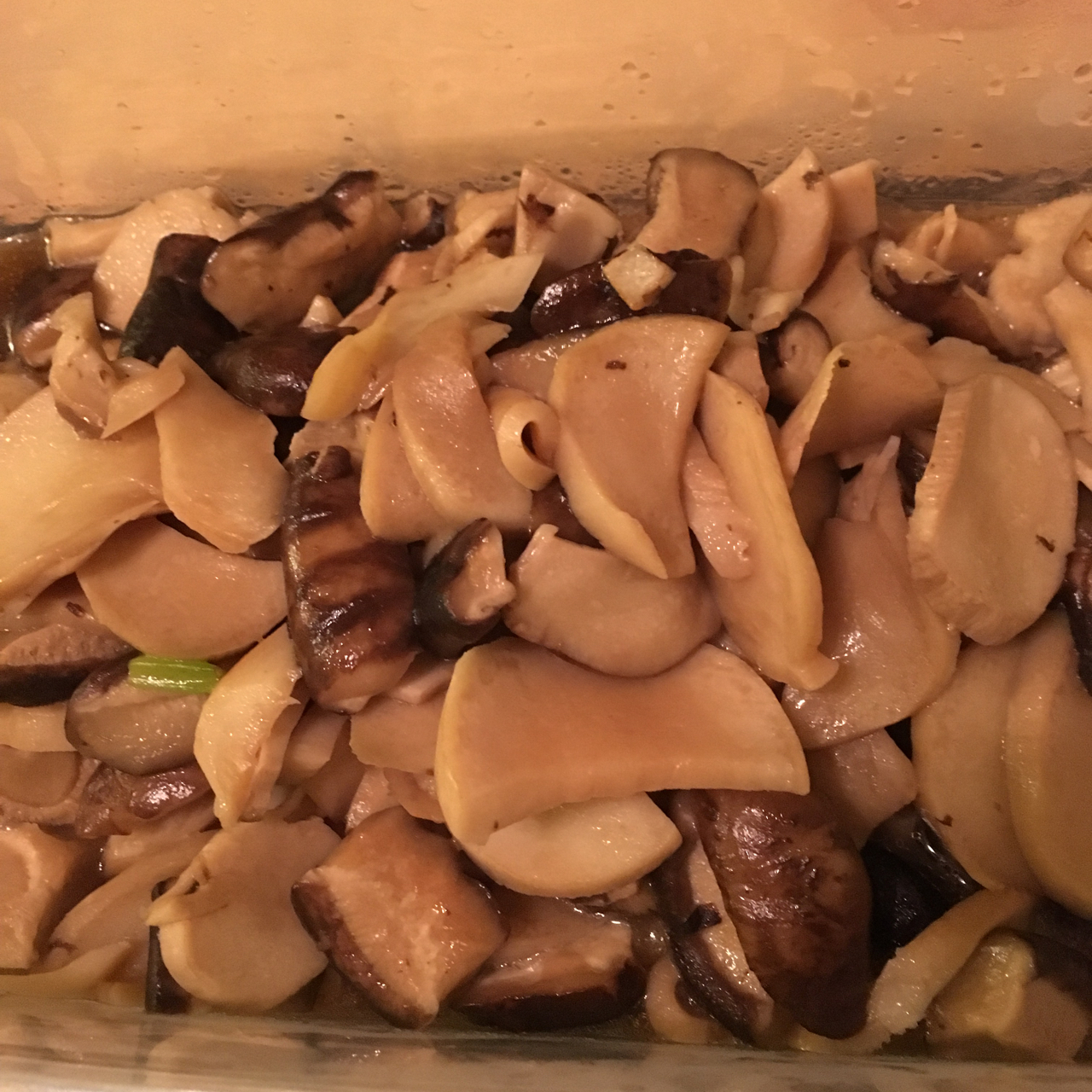 蚝油炒双菇