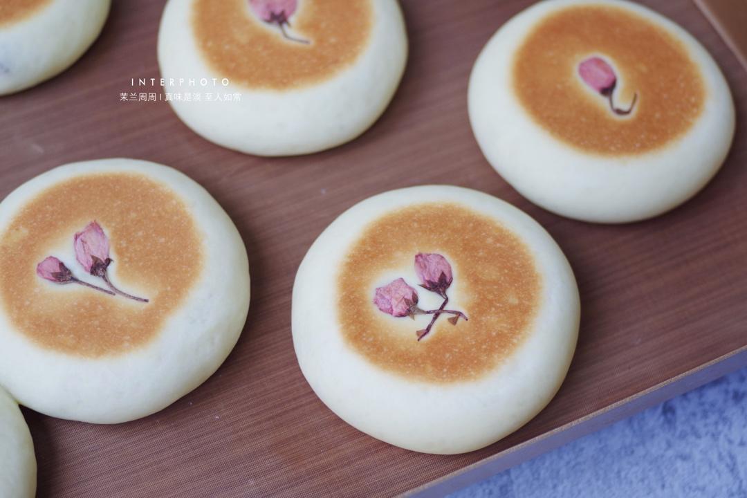 戳中少女心的日式樱花红豆包