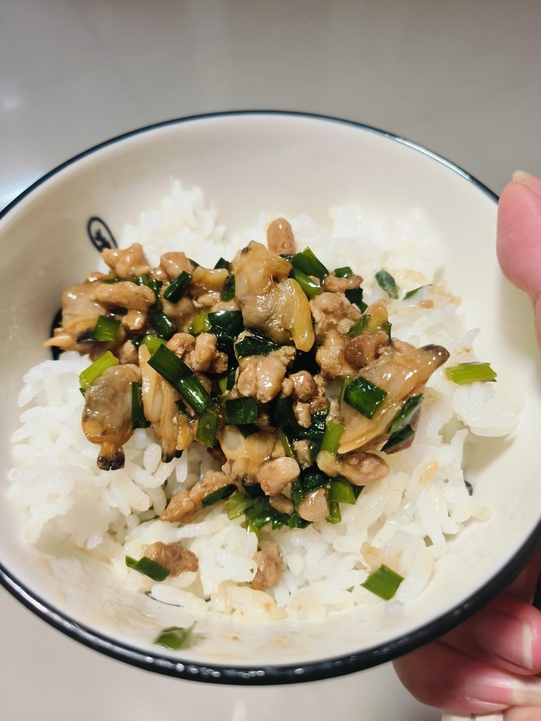 鲜美下饭！贝柱捞饭（海肠捞饭平替）