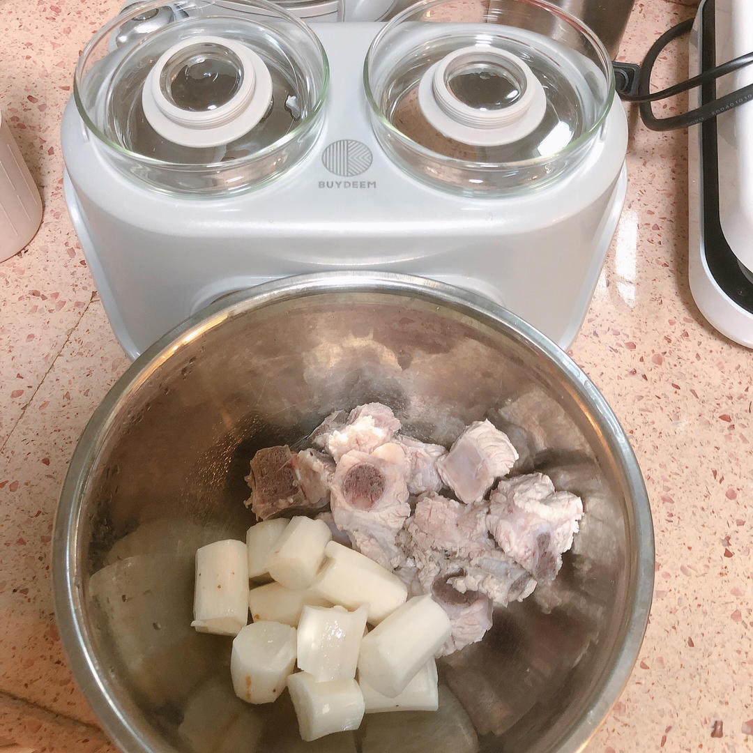 山药排骨汤【9月北鼎蒸炖锅食谱】