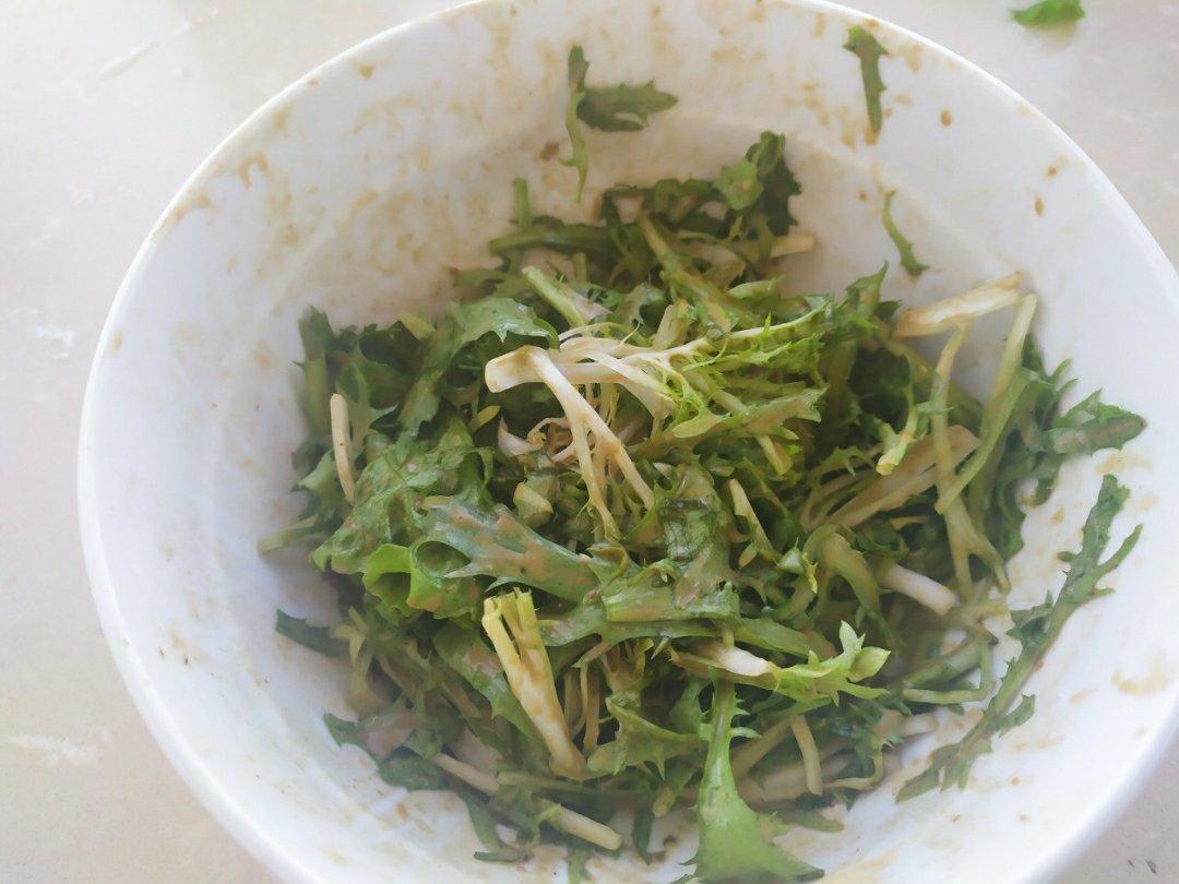 孩子也爱吃的解暑菜～麻酱拌苦菊