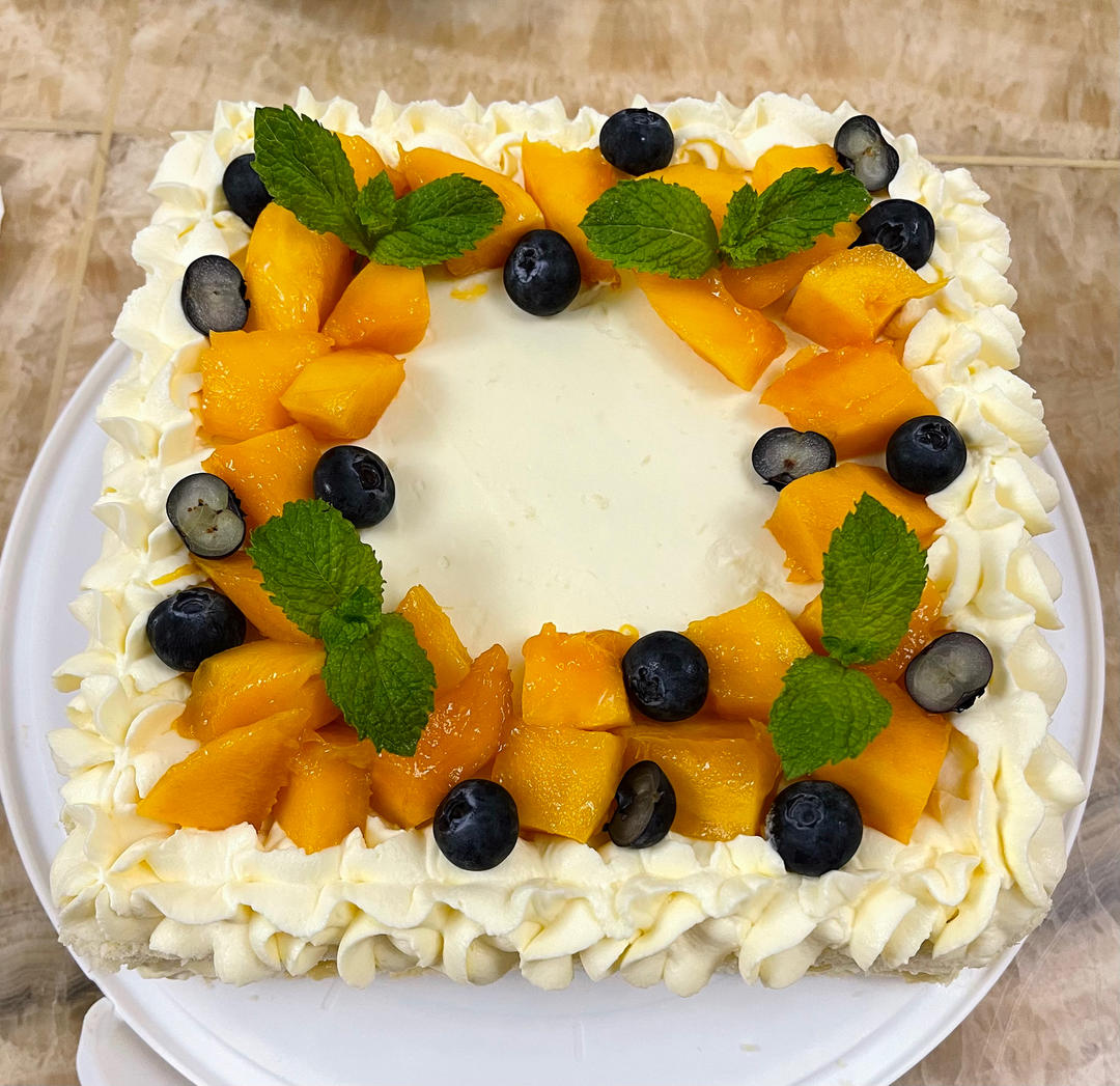榴莲鲜奶油蛋糕