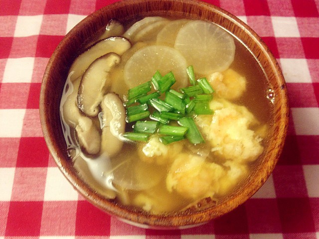 香菇萝卜汤
