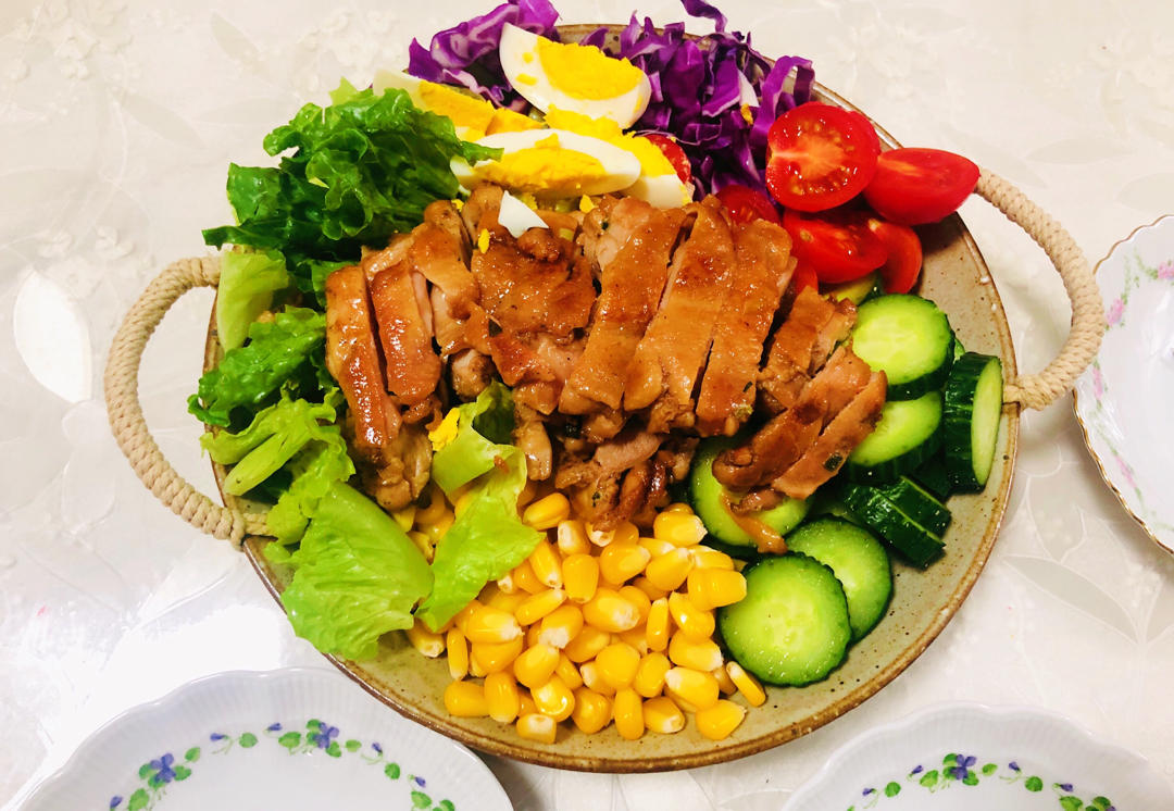 蒜香鸡腿排