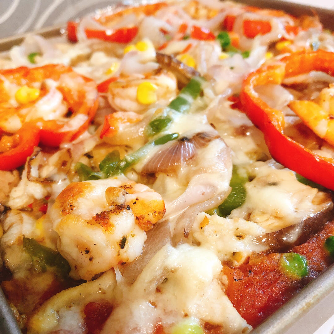 【海陆至尊披萨】🍕随心加料，超丰盛！
