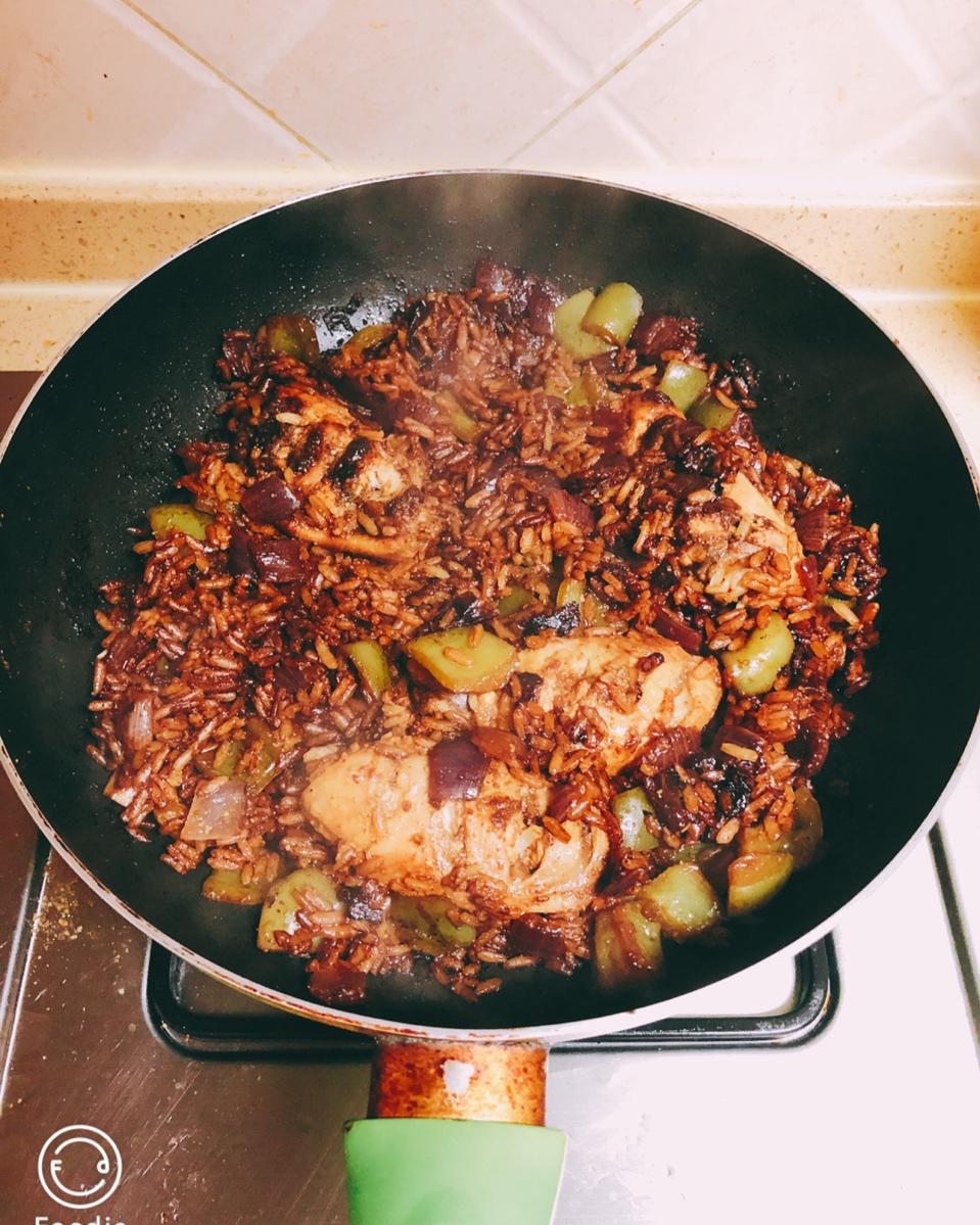 【健康三餐】香喷喷孜然鸡肉闷饭
