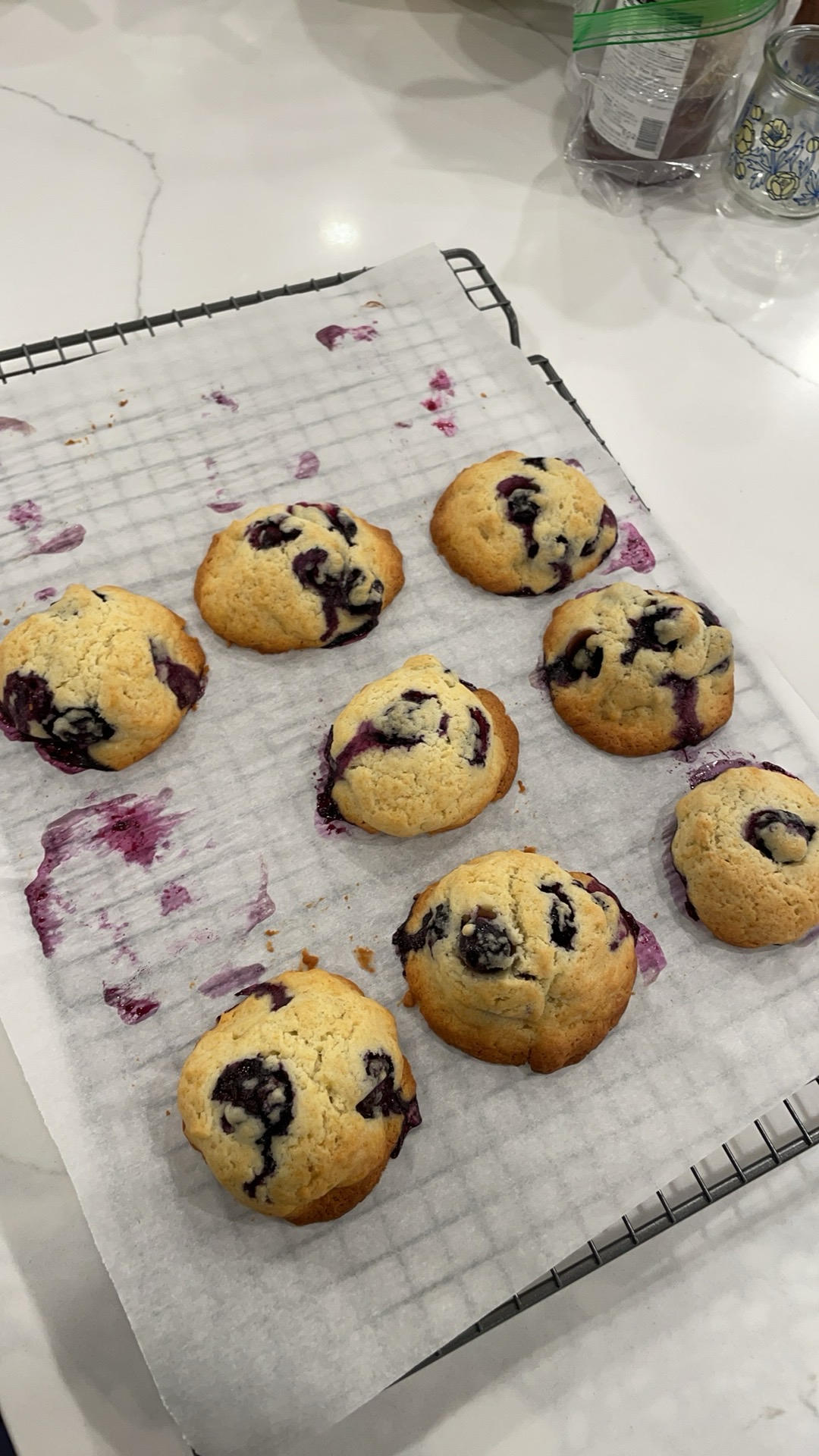 会爆浆的蓝莓大Cookie