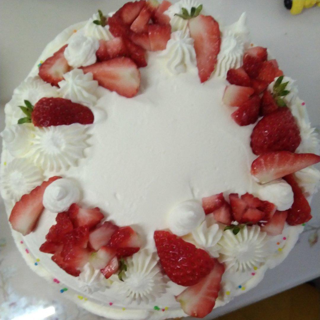 草莓蛋糕（自制草莓酱）