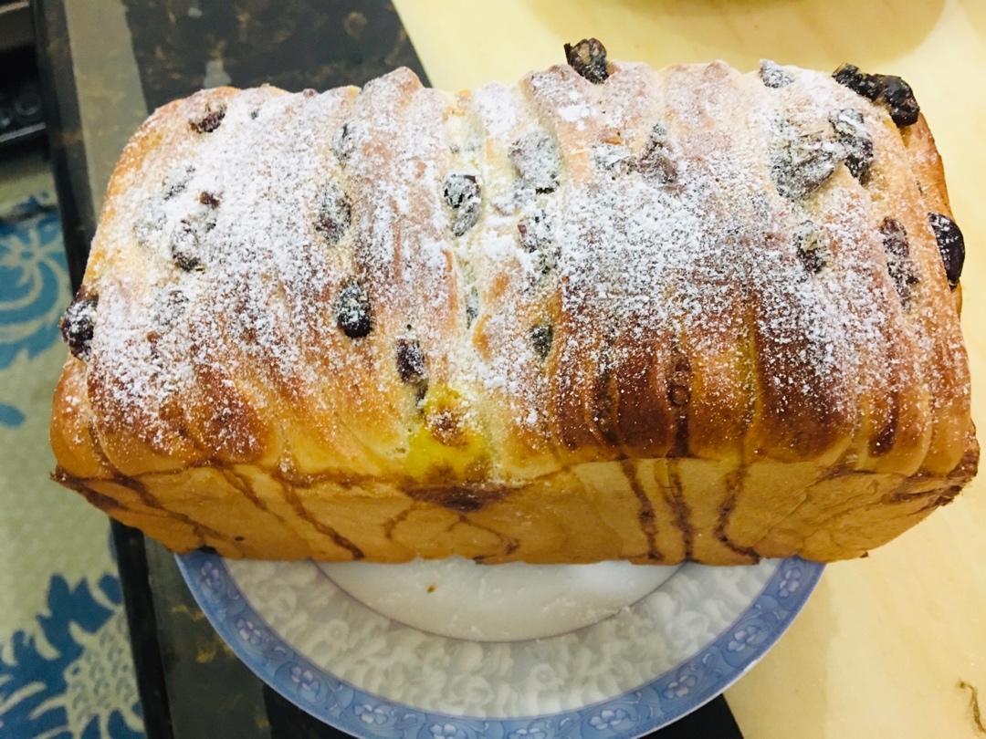 手撕蔓越莓炼乳吐司