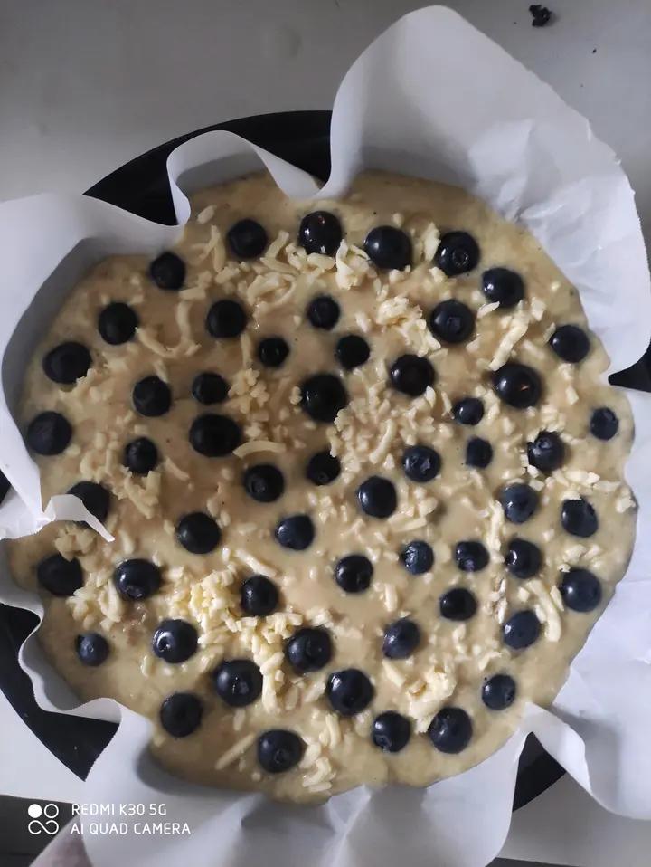 快手蓝莓香蕉披萨