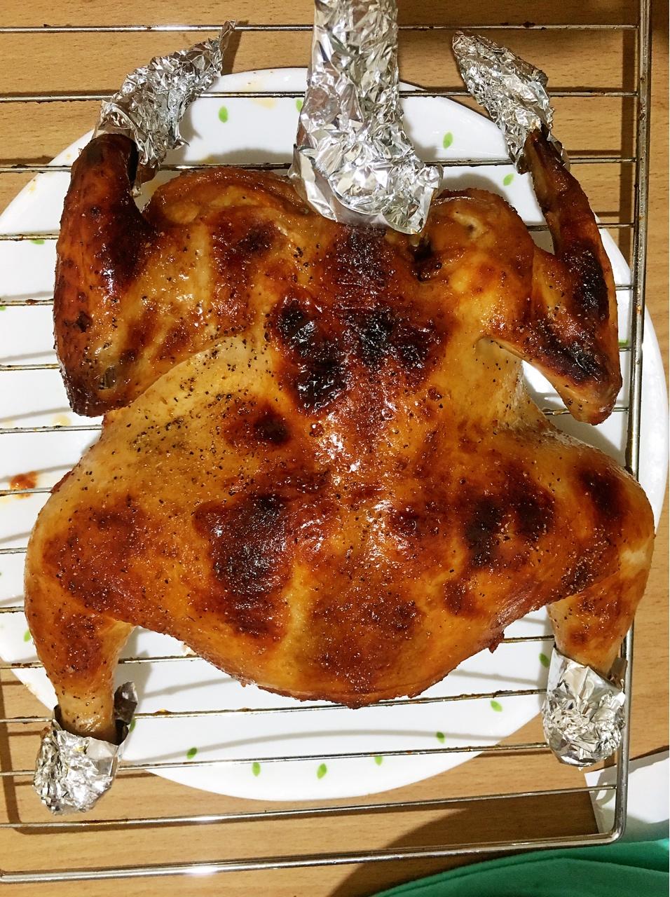 袋袋烤鸡--自制腌料+脆皮秘籍