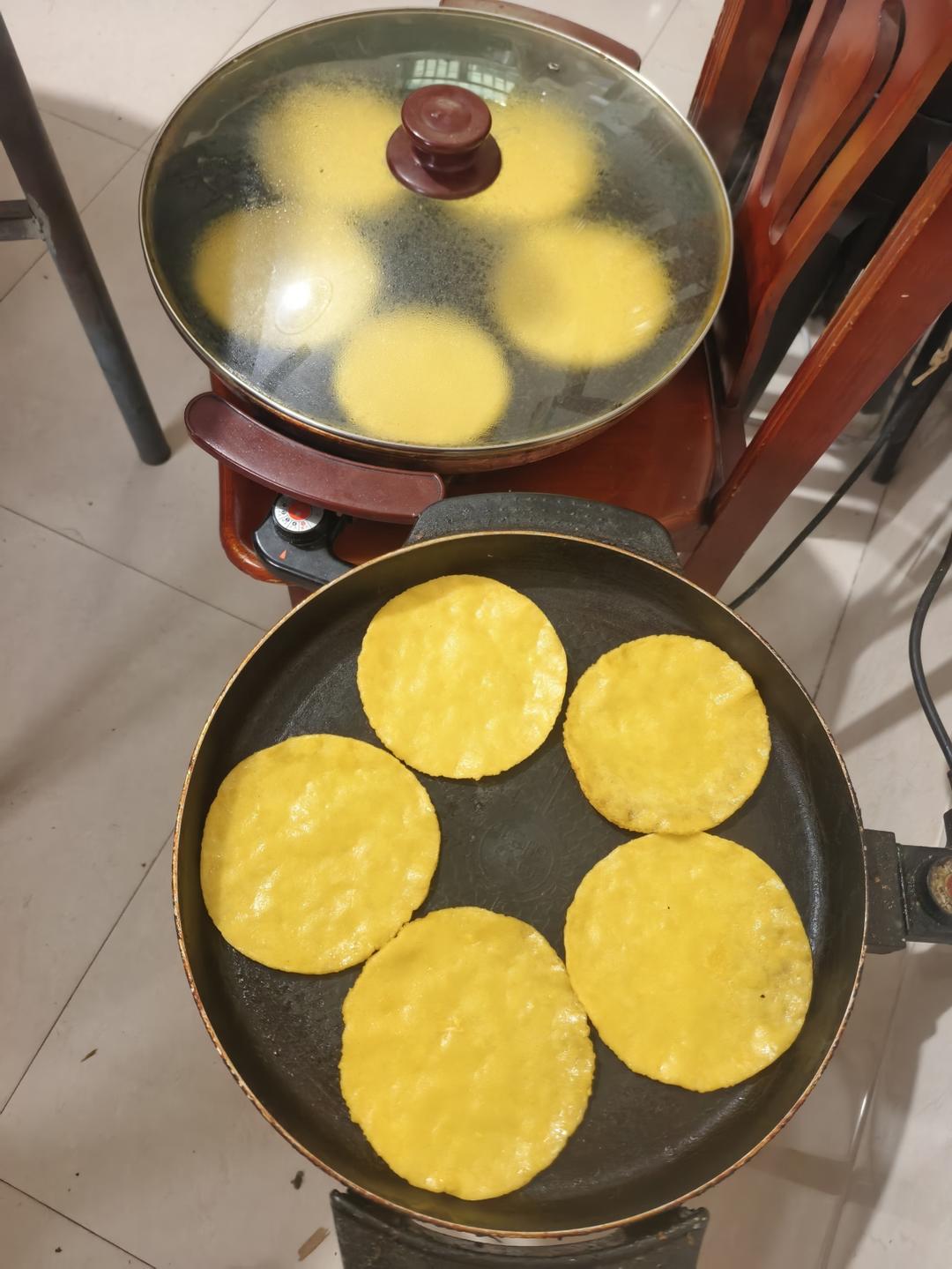 玉米饼（100%玉米面）的做法 步骤6