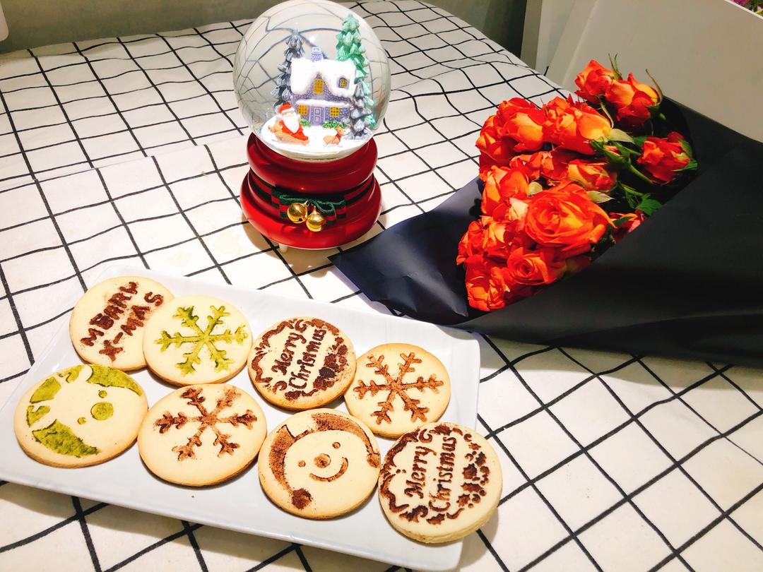 圣诞印花饼干