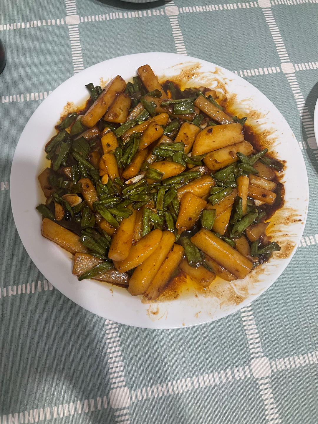 土豆烧豆角