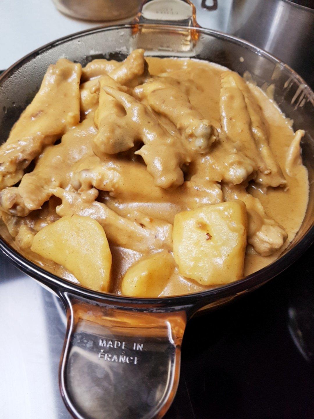 电饭煲版土豆咖喱鸡肉