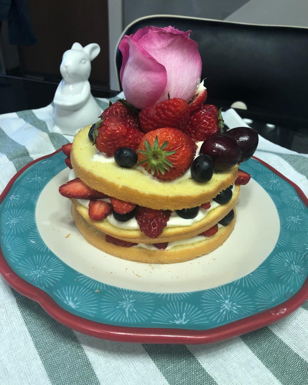 巧克力可可戚风裸蛋糕（含视频）