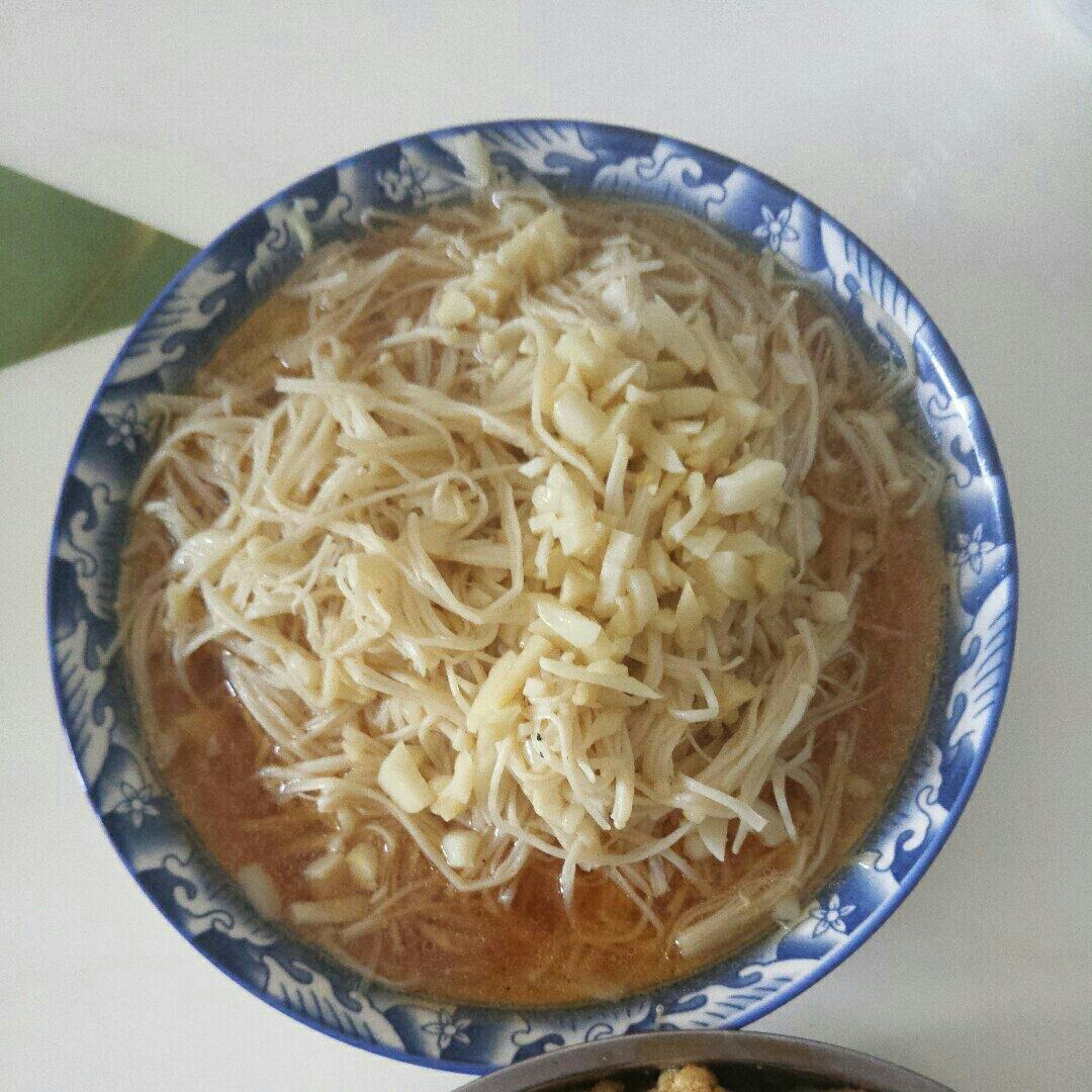 蒜蓉蒸金针菇