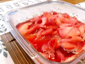 ´͈ ᵕ `͈ ♡°◌̊少女情怀的特制味淋蜜桃子与夏日桃子果冻的做法 步骤10