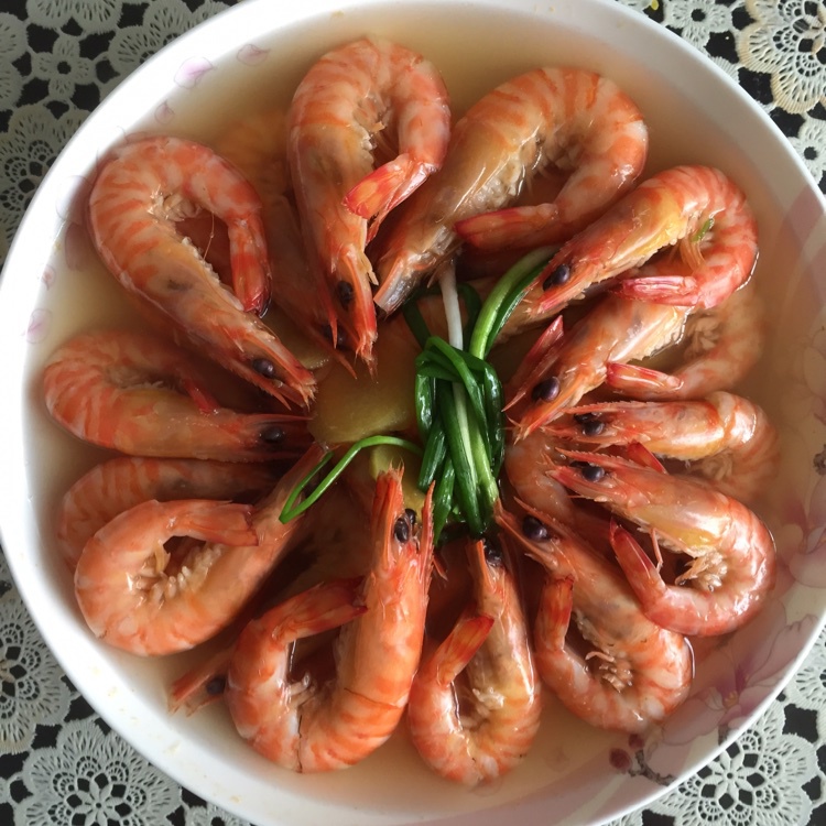 盐水煮虾