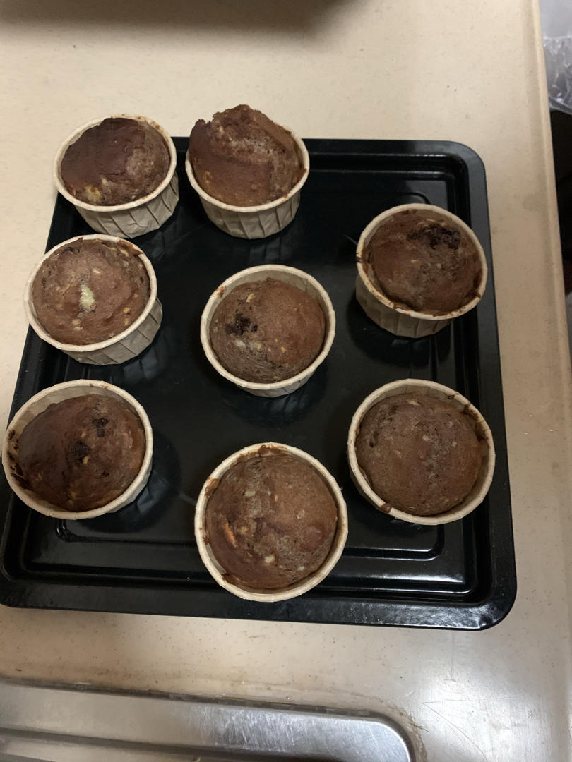 甜蜜无负担的巧克力玛芬