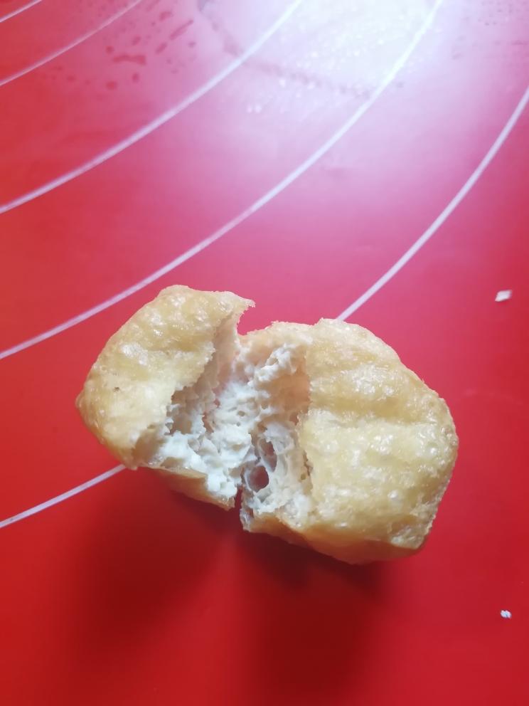 炸空心豆泡和豆泡瓤肉