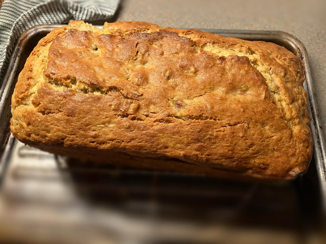 简简单单的香蕉核桃蛋糕（很香很香的咧）