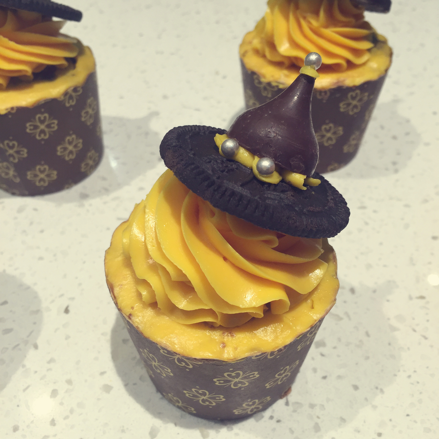 【万圣节】女巫帽子cupcake—美的T7-L382B智烤大师
