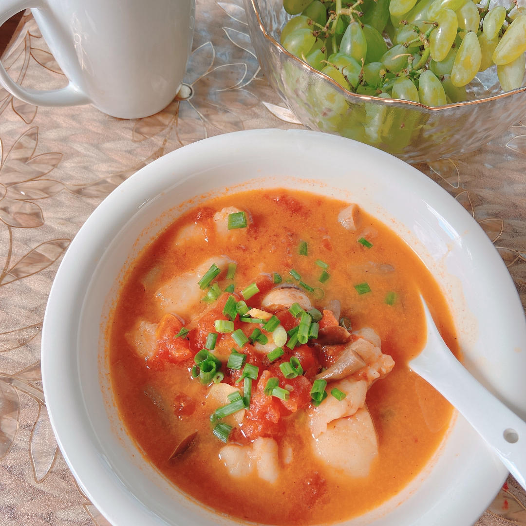 番茄鱼巴沙鱼（也可以用番茄龙利鱼），番茄酱汁超浓郁，营养又下饭！