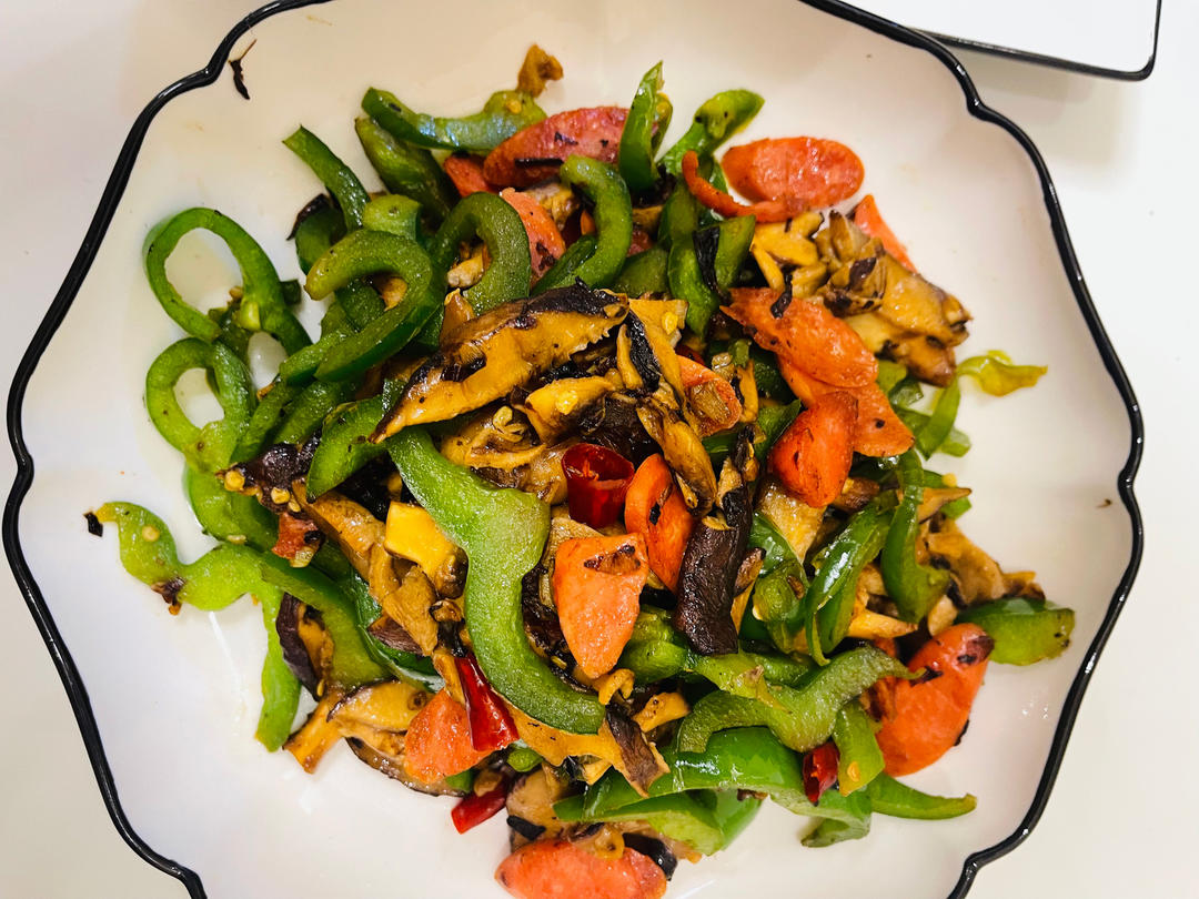 快手家常菜－香菇青椒