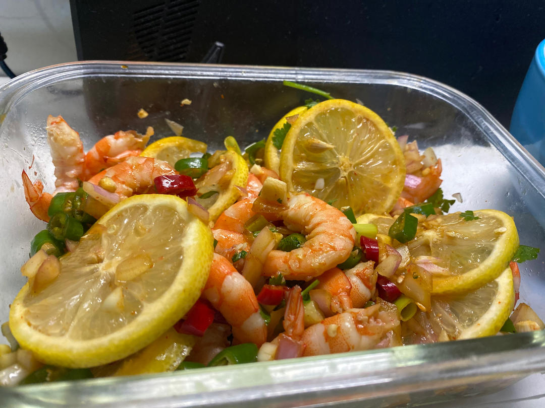 泰式柠檬虾