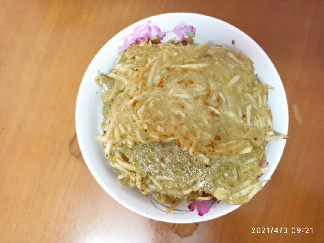 Vegan全素脆丝土豆/紫薯/红薯/芋头/南瓜饼（8个）