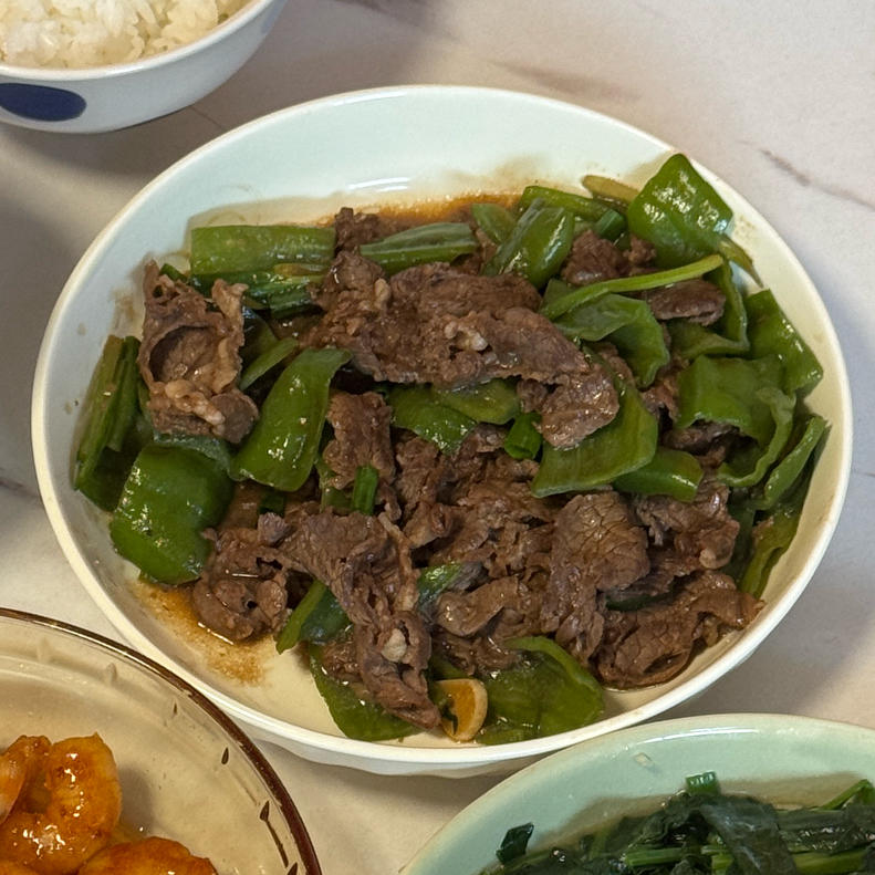 青椒炒牛肉