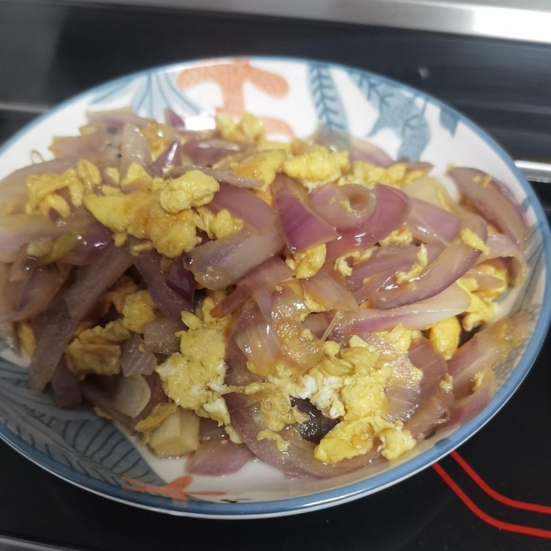 洋葱炒鸡蛋