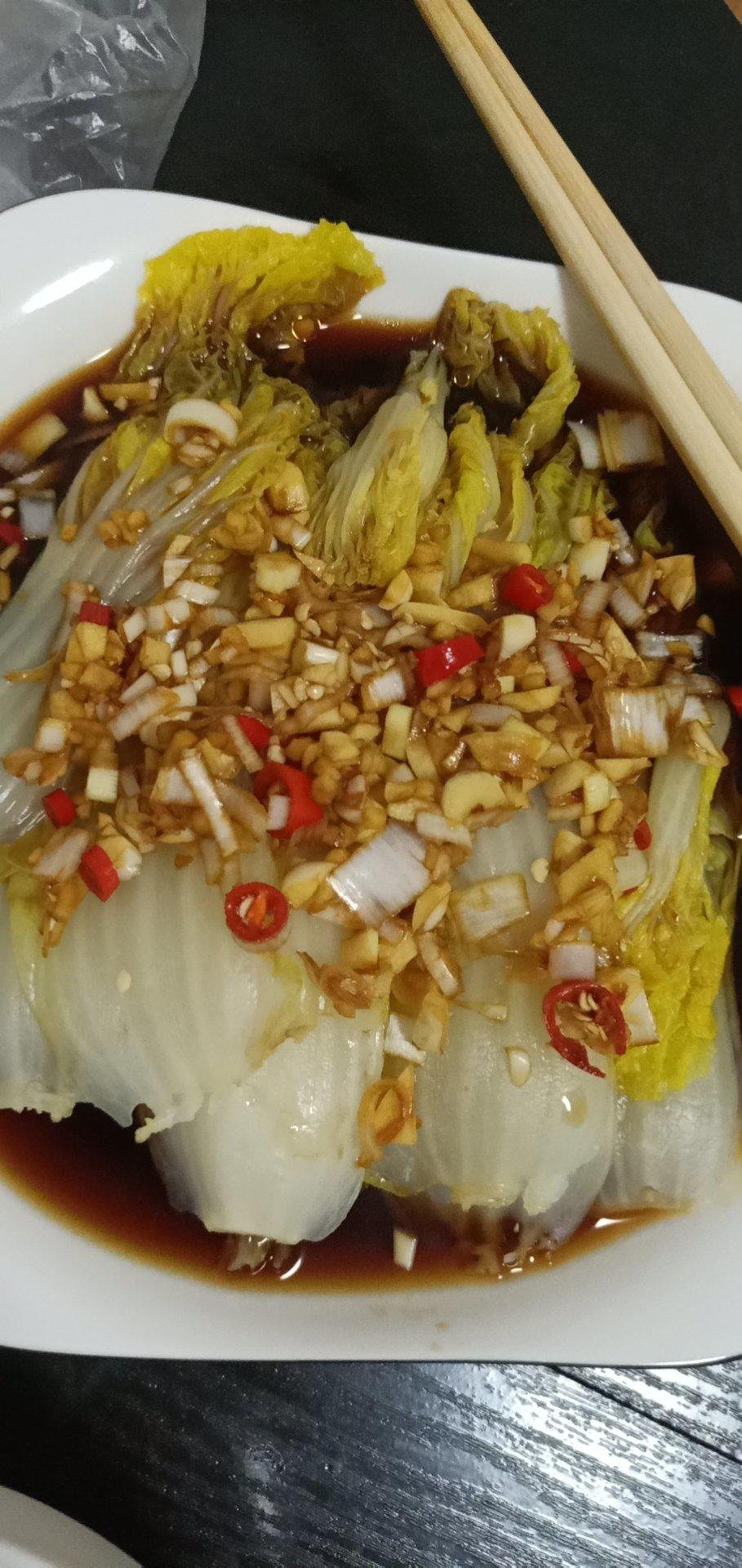 减肥凉拌娃娃菜