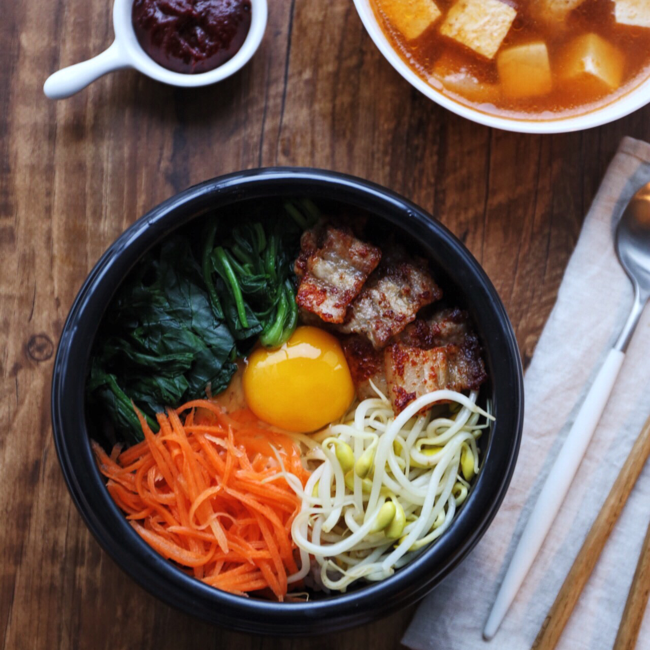 砂糖sugar做的韩国石锅拌饭