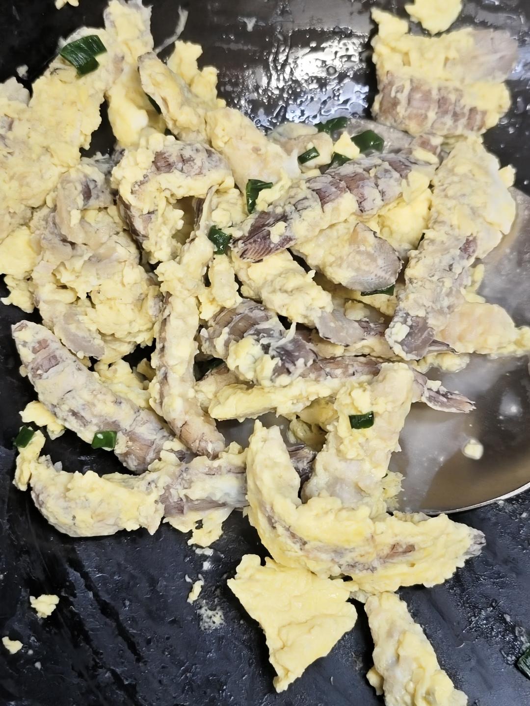 皮皮虾肉爆鸡蛋（无油版）