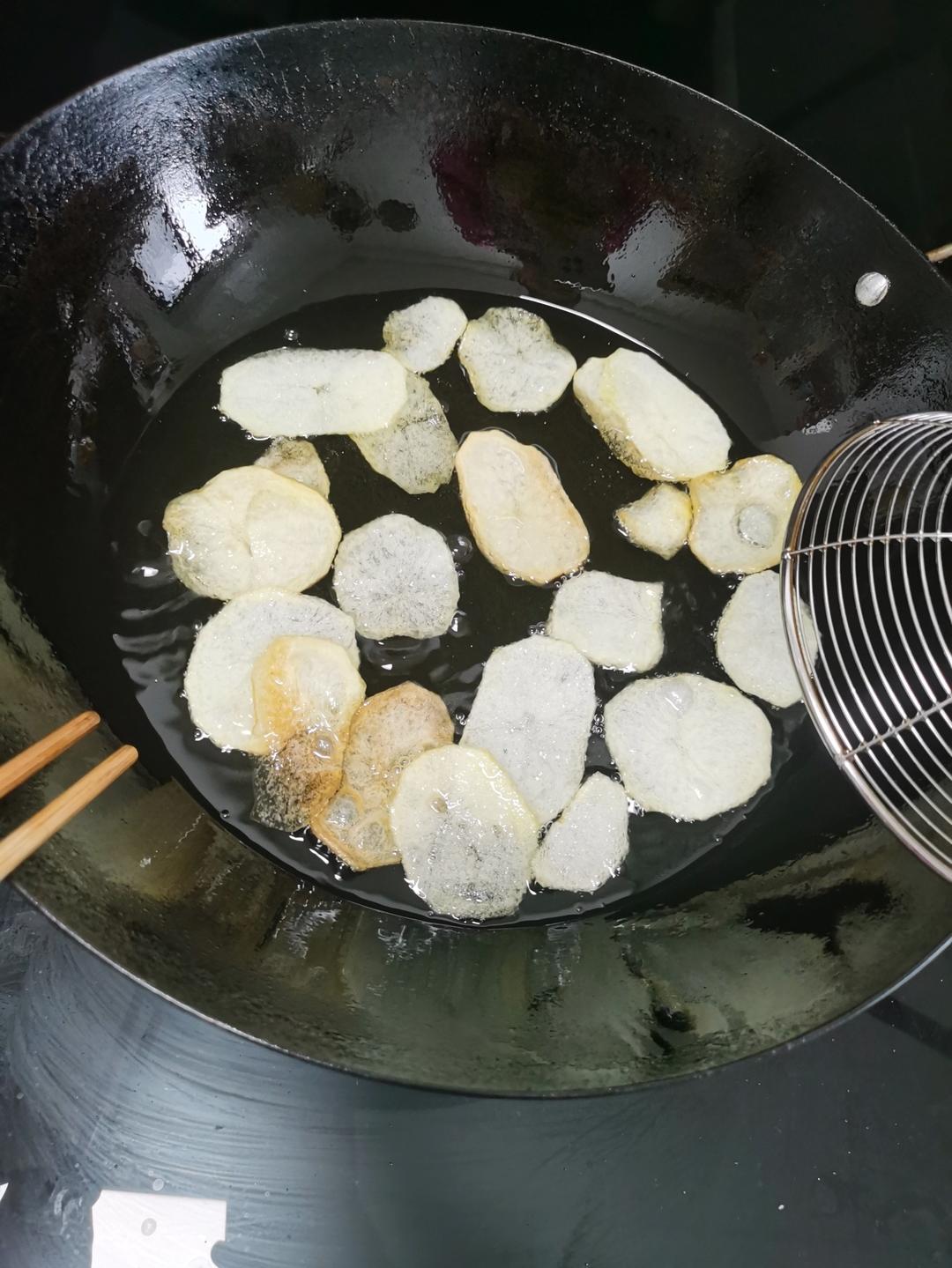 自制炸薯片，学会以后再也没买过薯片