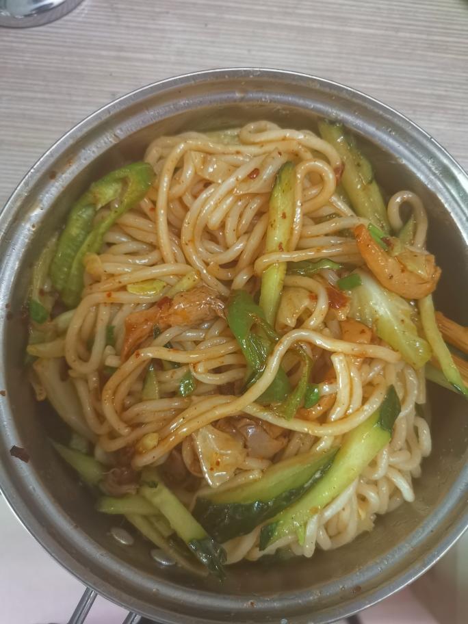 自制油泼面
