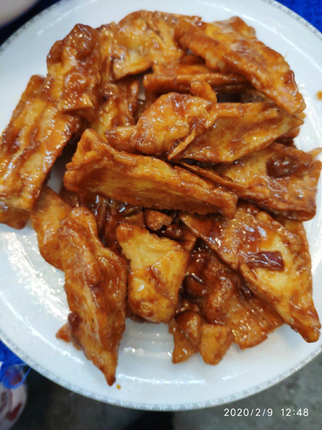 大人孩子都爱吃的酥黄菜