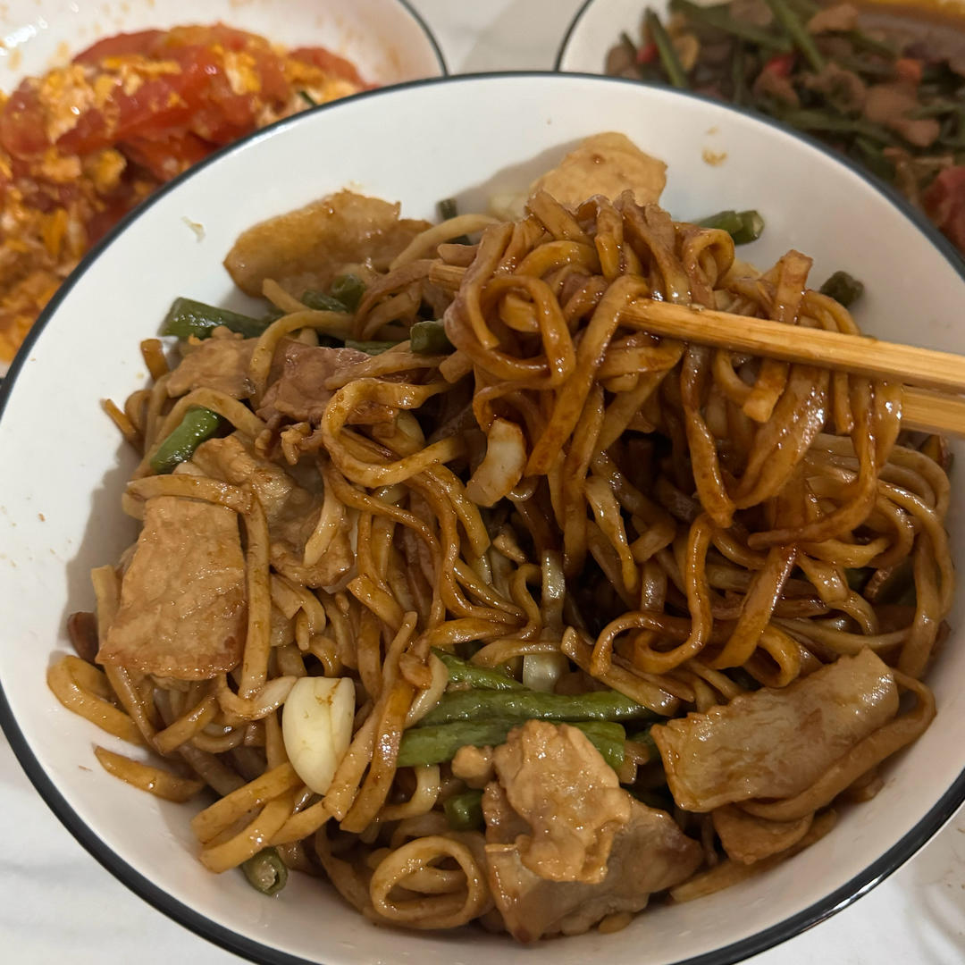 豆角焖面