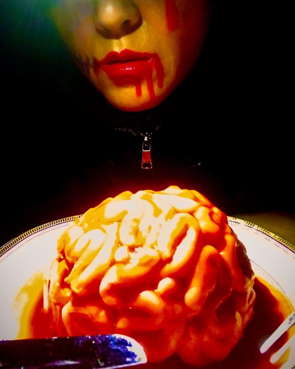 万圣节大脑蛋糕极简版！！！不用翻糖与奶油！！