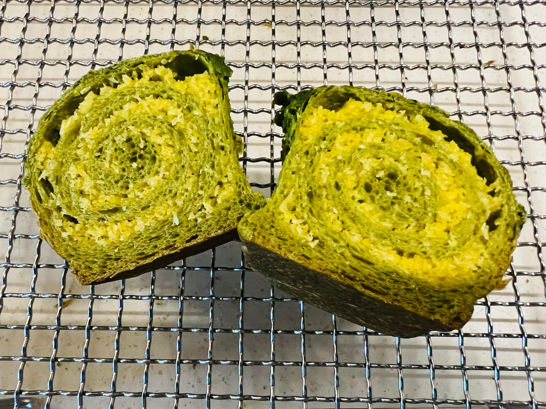 外壳酥脆内里柔软‼️椰香抹茶墨西哥迷你吐司