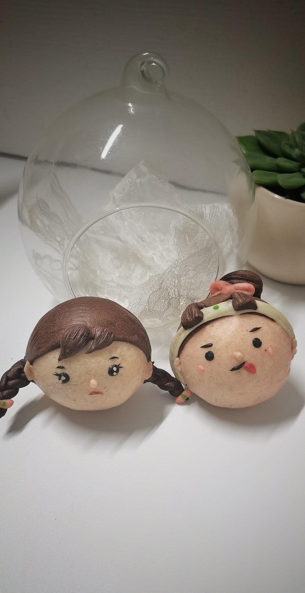 超简单tsum tsum 安娜卡通馒头