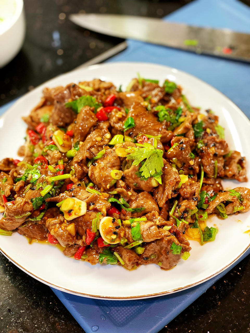 香菜拌牛肉