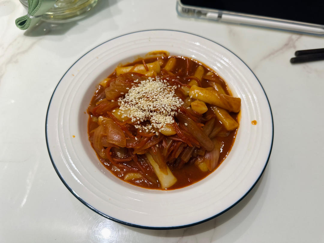 韩式辣炒年糕（or网红芝士套路之芝心年糕）