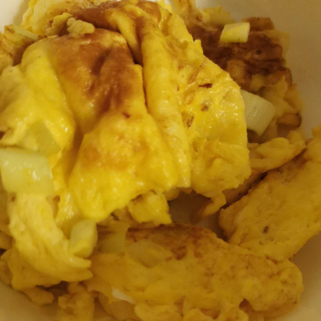 大葱炒鸡蛋