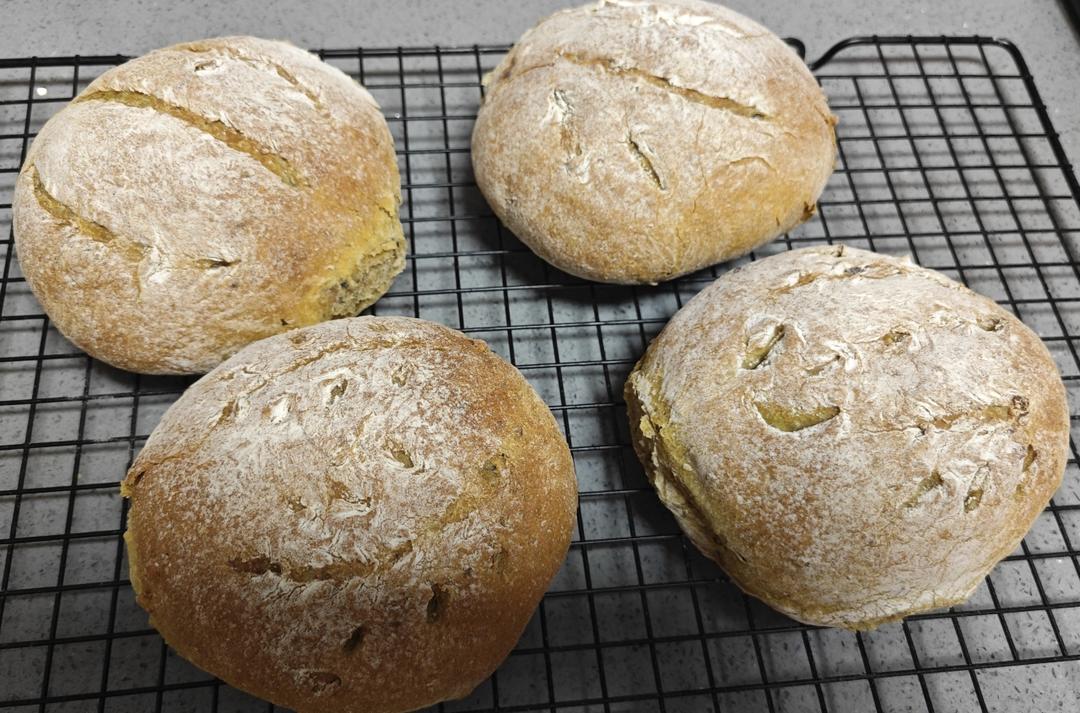 0️⃣油0️⃣糖！南瓜软欧包🥖