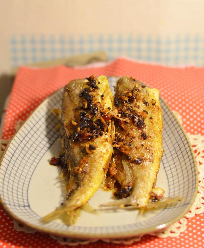 干烧豉香黄花鱼的做法
