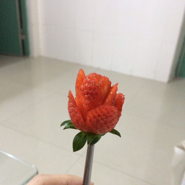 草莓玫瑰花