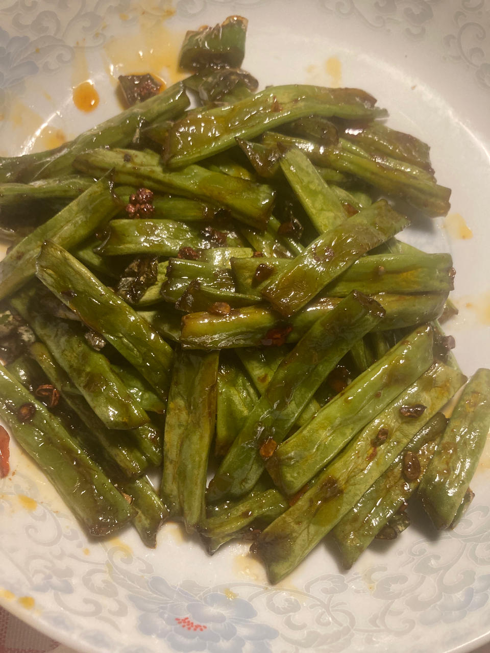 清炒四季豆